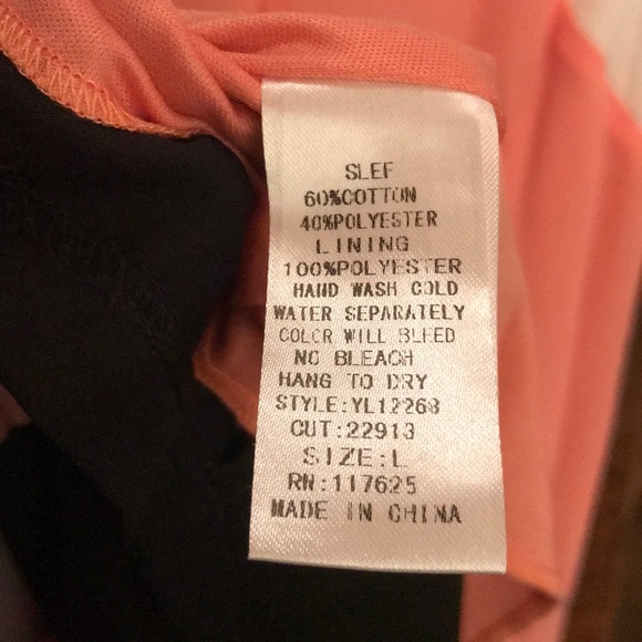 Simons Color-block Mini Dress - Picture 6 of 6